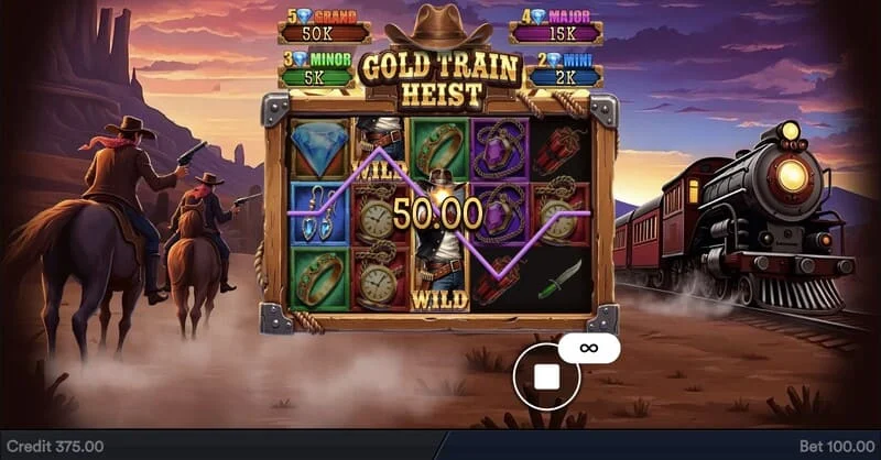 Gold Train Heist - Izplačilna tabela in vrednosti kovancev